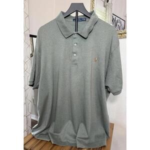 Polo Ralph Lauren Men’s Polo Shirt 3XB Sage Short Sleeve 100% Cotton Big & Tall